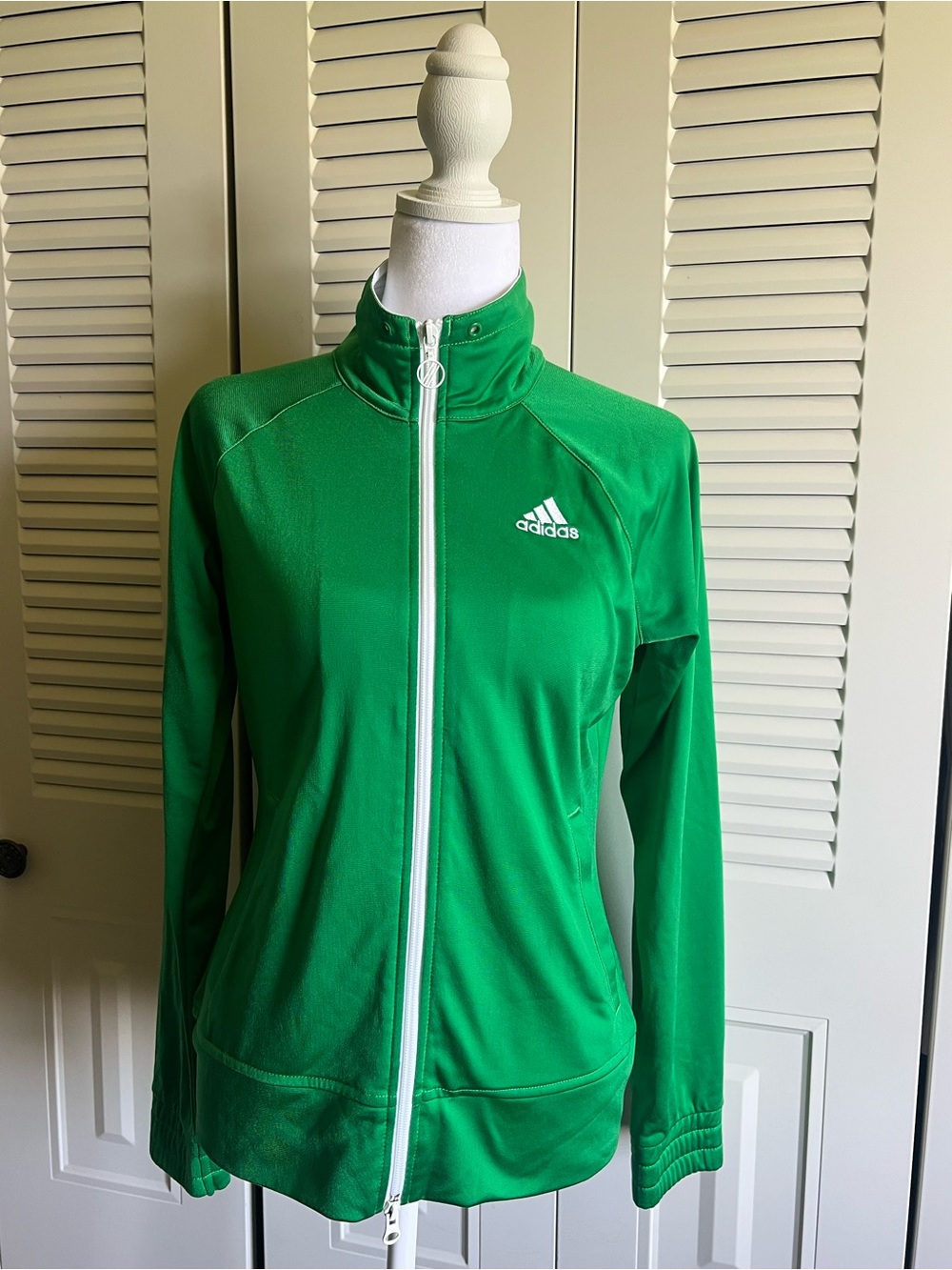 Adidas Green Track Suit Jacket - Size XS - Like New